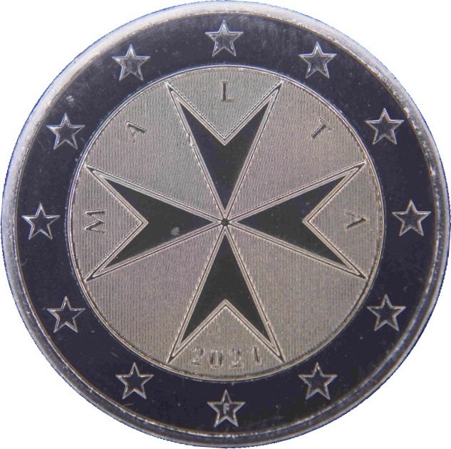 Мальта 2 Евро (2021) KM#