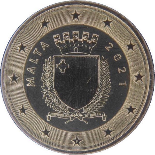 Мальта 50 Евро цент (2021) KM#