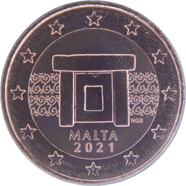 Мальта 5 Евро цент (2021) KM#