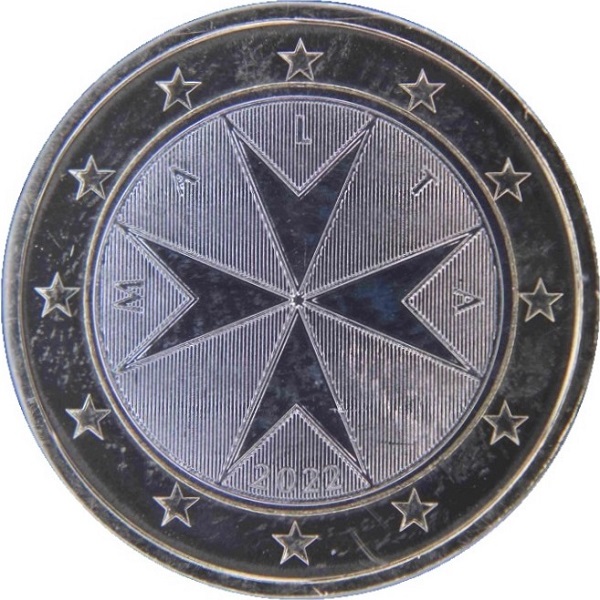 Мальта 1 Евро (2022) KM#