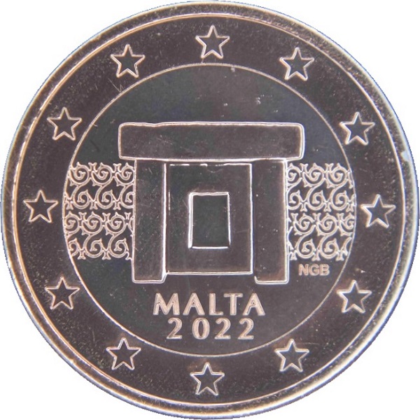 Мальта 5 Евро цент (2022) KM#