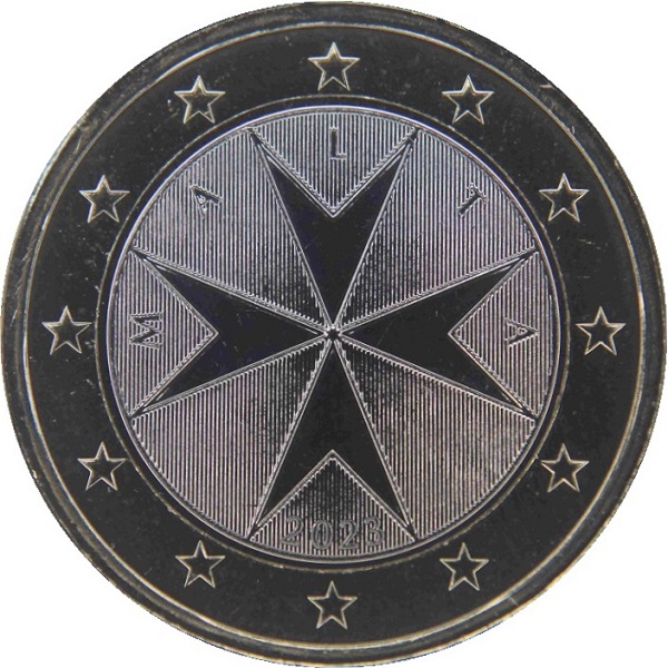 Мальта 1 Евро (2023) KM#