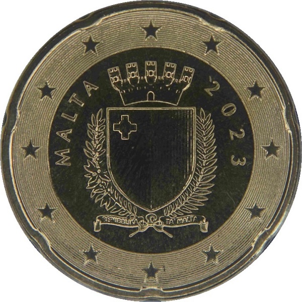 Мальта 20 Евро цент (2023) KM#