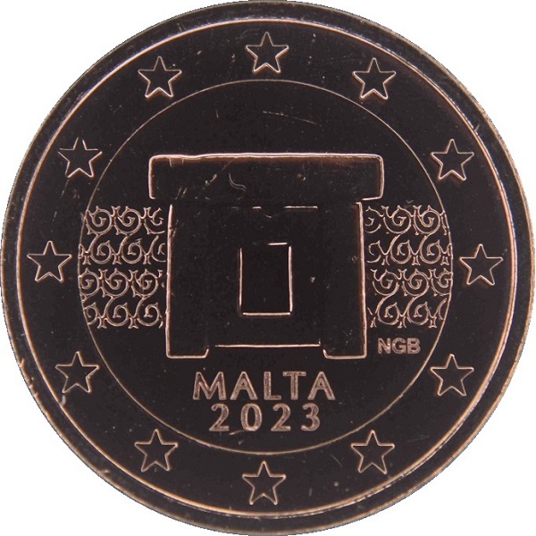 Мальта 2 Евро цент (2023) KM#