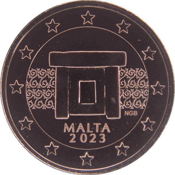 Мальта 5 Евро цент (2023) KM#