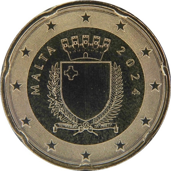 Мальта 20 Евроцент (2024) KM#