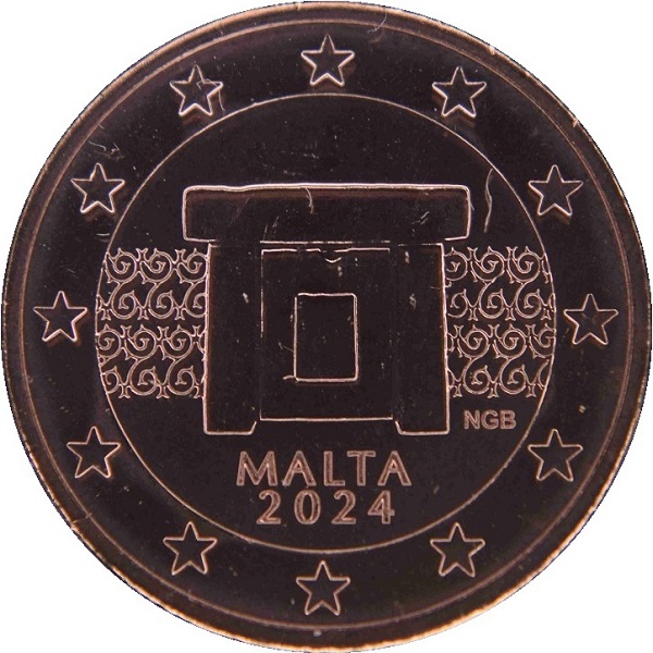 Мальта 2 Евроцент (2024) KM#