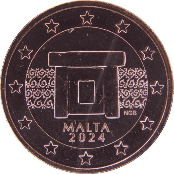 Мальта 5 Евроцент (2024) KM#