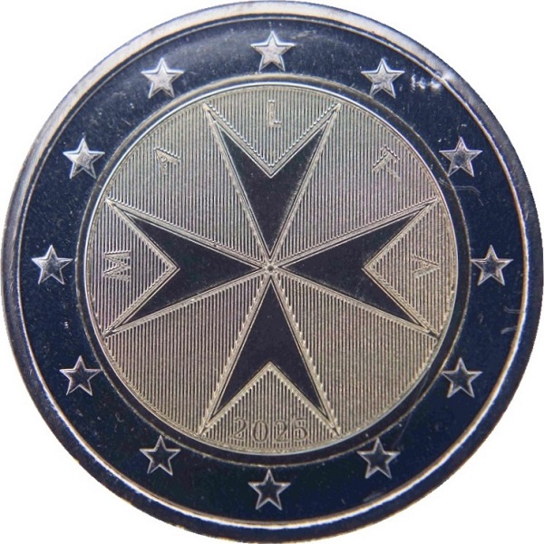 Мальта 2 Евро (2025) KM#