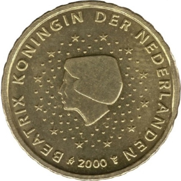 Netherlands 10 Euro cent (2000) KM#