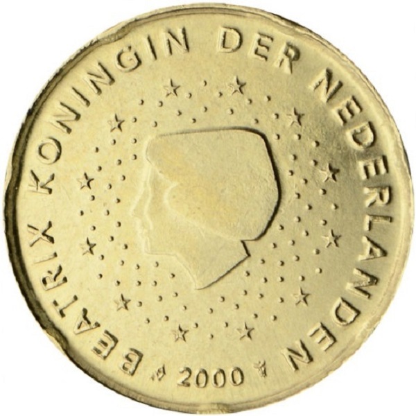 Netherlands 20 Euro cent (2000) KM#