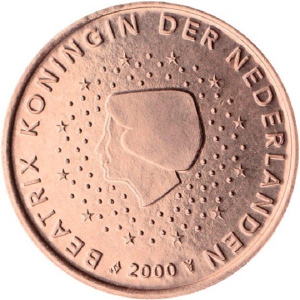 Netherlands 5 Euro cent (2000) KM#