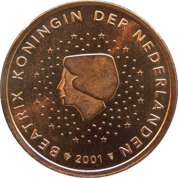 Netherlands 5 Euro cent (2001) KM#
