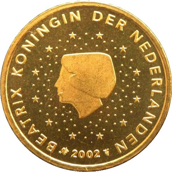 Нидерланды 50 Евро цент (2002) KM#