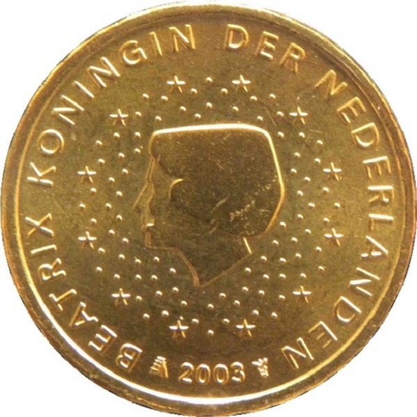 Нидерланды 10 Евро цент (2003) KM#