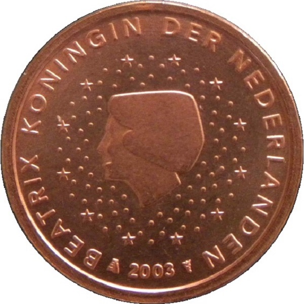Нидерланды 1 Евро цент (2003) KM#
