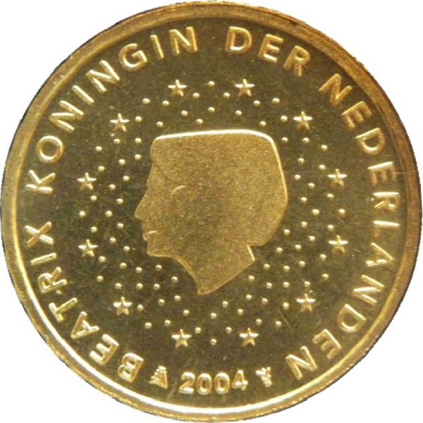 Нидерланды 10 Евро цент (2004) KM#