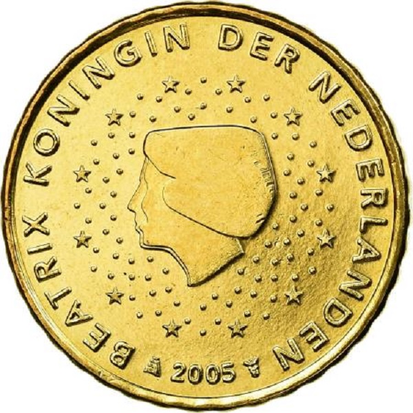 Netherlands 10 Euro cent (2005) KM#