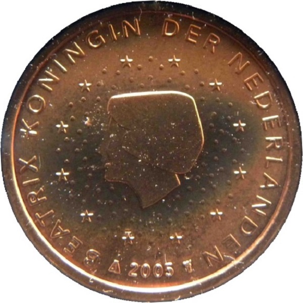 Netherlands 1 Euro cent (2005) KM#