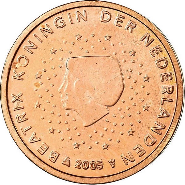 Netherlands 2 Euro cent (2005) KM#