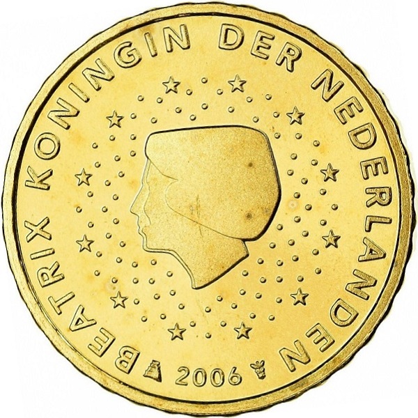 Нидерланды 10 Евро цент (2006) KM#