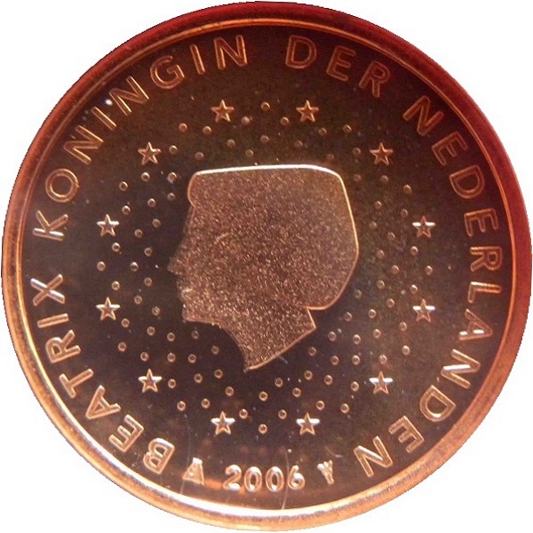 Нидерланды 1 Евро цент (2006) KM#