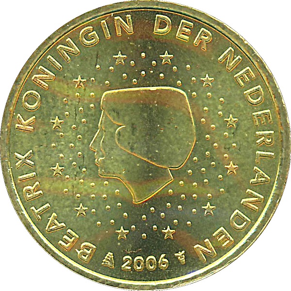 Нидерланды 50 Евро цент (2006) KM#