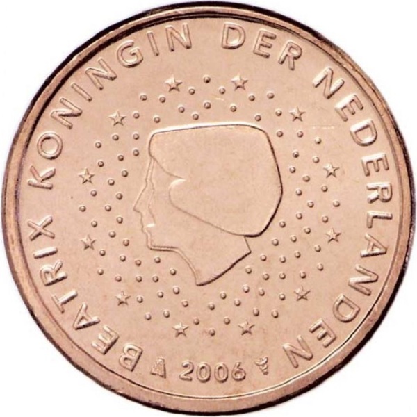 Нидерланды 5 Евро цент (2006) KM#