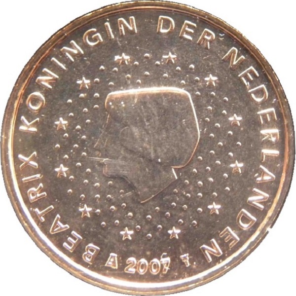 Нидерланды 1 Евро цент (2007) KM#