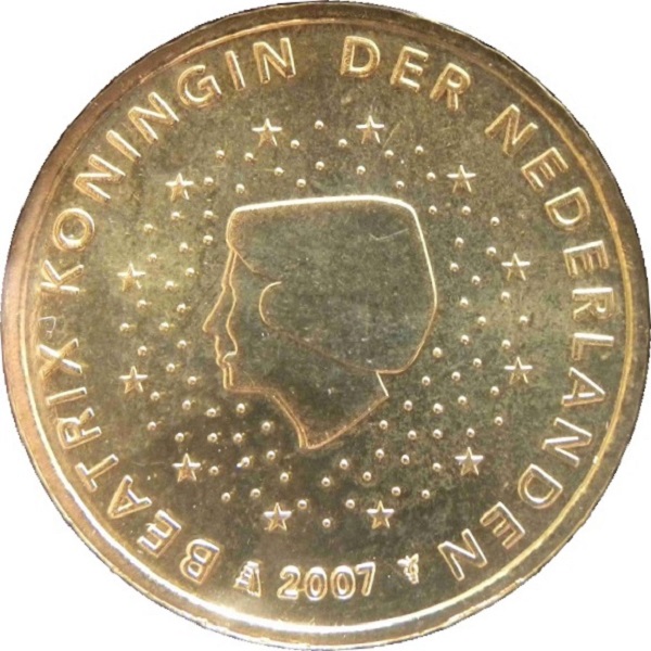 Нидерланды 50 Евро цент (2007) KM#