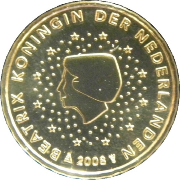 Нидерланды 10 Евро цент (2008) KM#