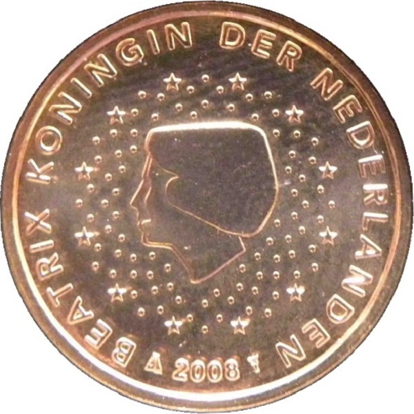 Нидерланды 1 Евро цент (2008) KM#