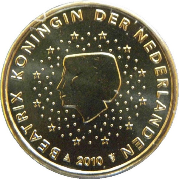 Нидерланды 10 Евро цент (2010) KM#