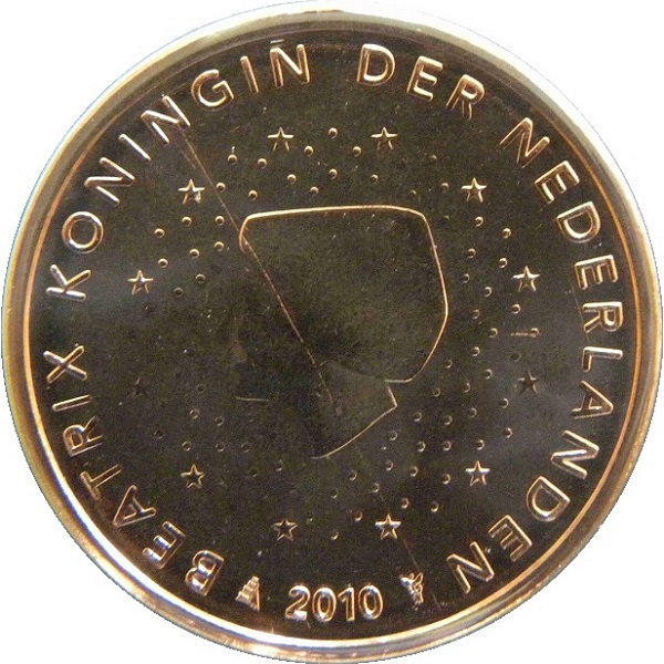 Нидерланды 2 Евро цент (2010) KM#
