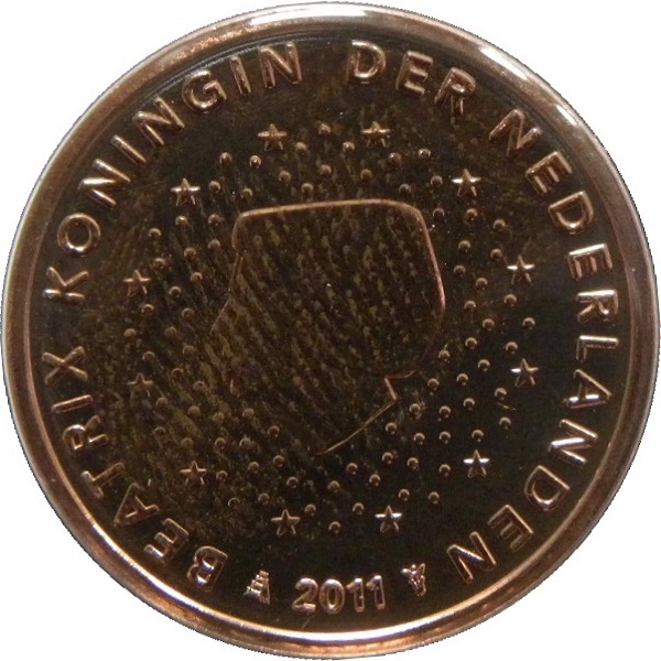 Netherlands 2 Euro cent (2011) KM#