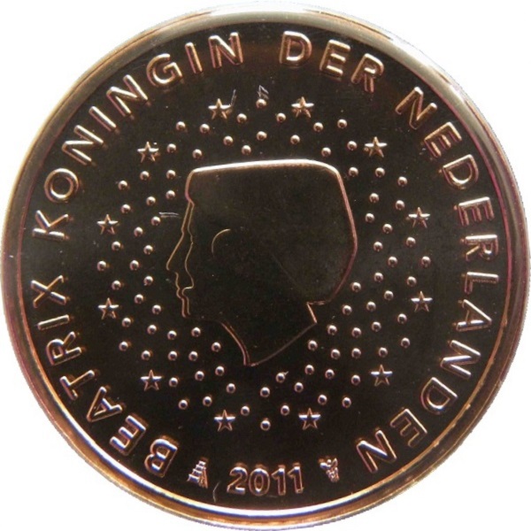 Netherlands 5 Euro cent (2011) KM#