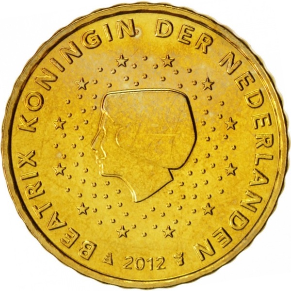 Нидерланды 10 Евро цент (2012) KM#