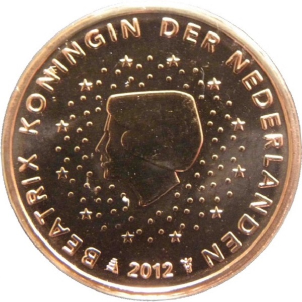Нидерланды 2 Евро цент (2012) KM#