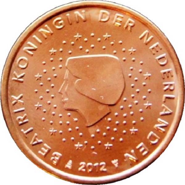 Нидерланды 5 Евро цент (2012) KM#