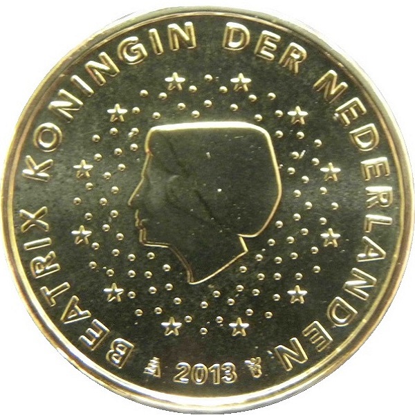 Нидерланды 10 Евро цент (2013) KM#