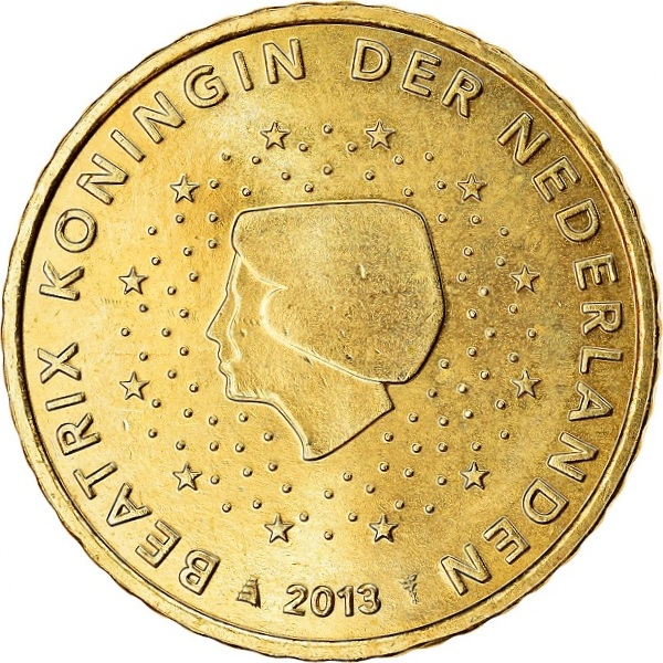 Нидерланды 50 Евро цент (2013) KM#