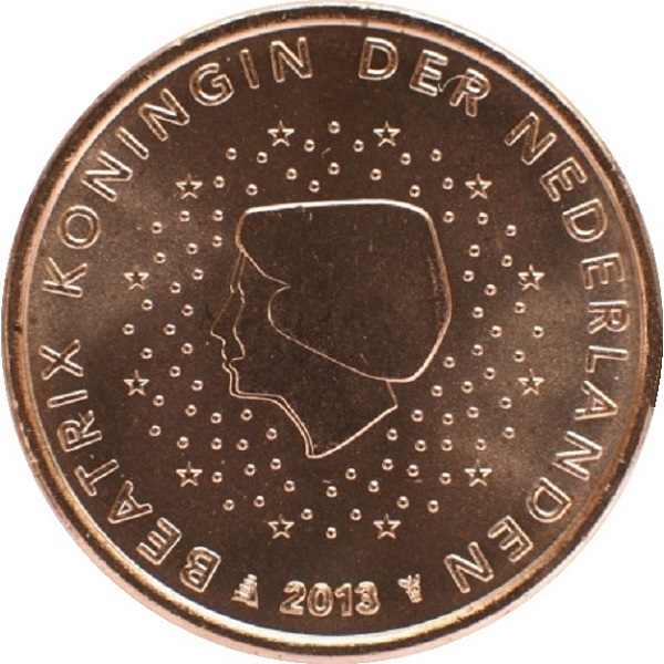 Нидерланды 5 Евро цент (2013) KM#