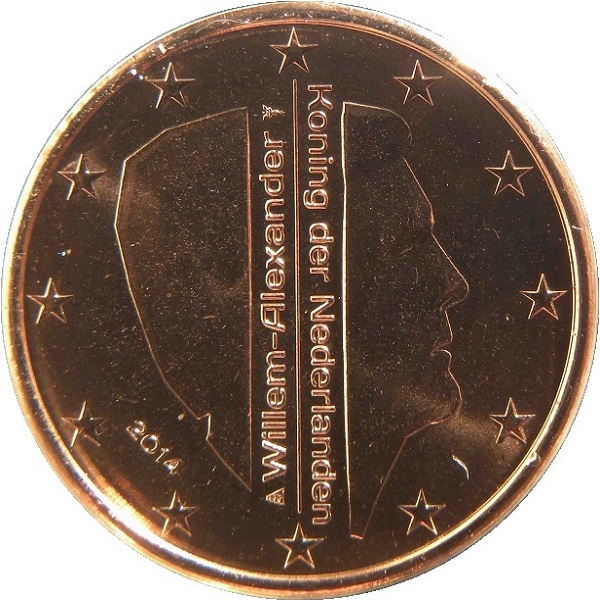 Нидерланды 1 Евро цент (2014) KM#