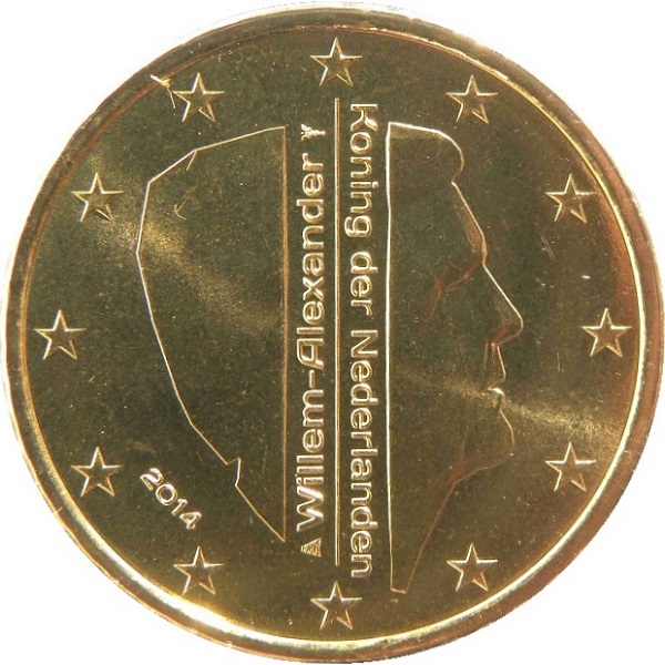 Нидерланды 50 Евро цент (2014) KM#