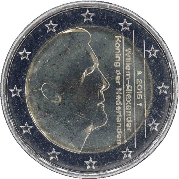 Netherlands 2 Euro (2015) KM#