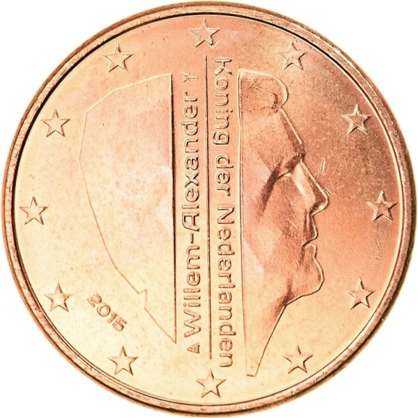 Netherlands 5 Euro cent (2015) KM#