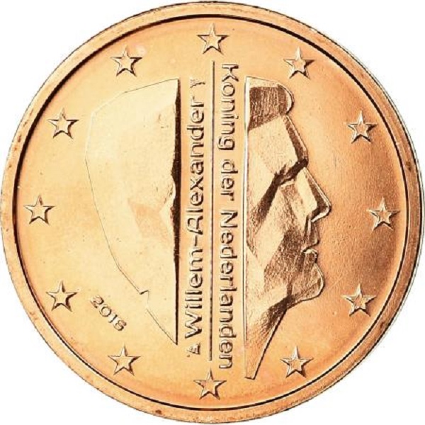 Нидерланды 2 Евро цент (2016) KM#