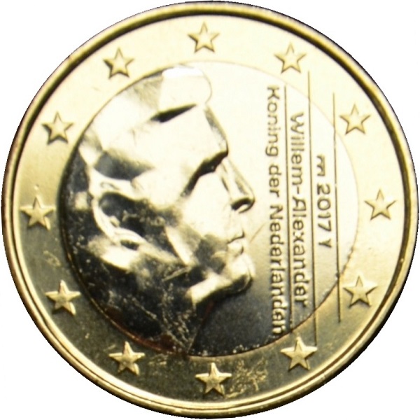 Нидерланды 1 Евро (2017) KM#