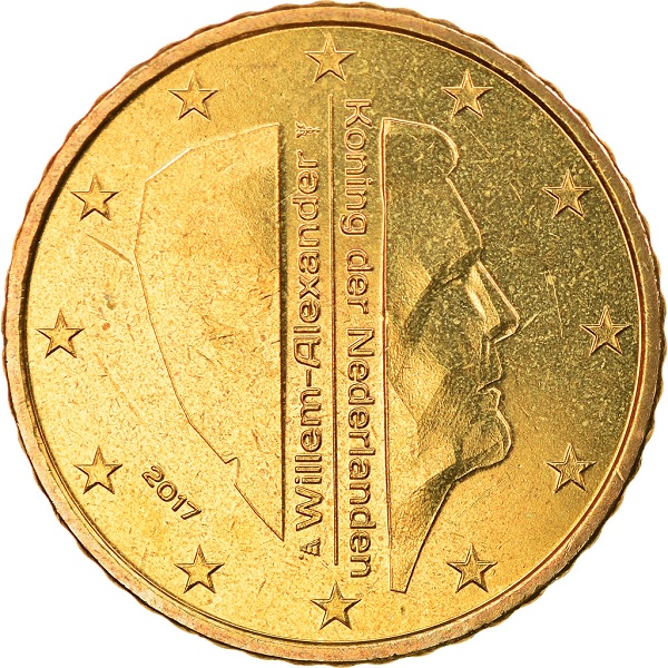 Нидерланды 50 Евро цент (2017) KM#
