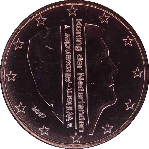 Нидерланды 5 Евро цент (2017) KM#